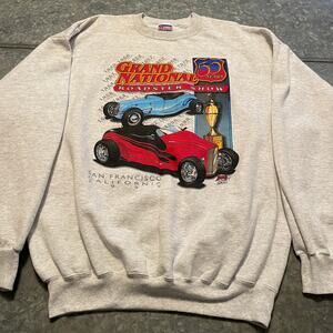 Vintage Grand National Roadster Show 1999 Sweatshirt XL California 90s Hot Rod